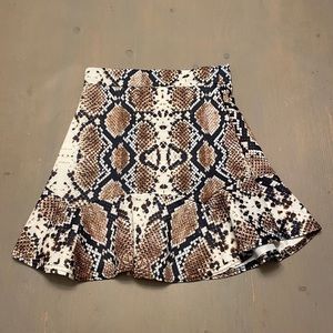 NWT Nasty gal snake skin skirt✨
